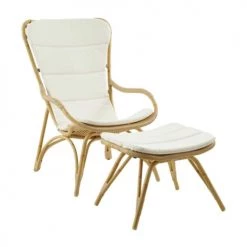 Sika Design Fauteuils De Jardin Repose-pieds En Aluminium Et Fibre Synthétique Aspect Rotin -Fauteuils de jardin Soldes Boutique repose pieds en aluminium et fibre synthetique aspect rotin 3