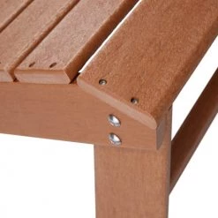 Tectake Fauteuils De Jardin Repose-pieds Marron -Fauteuils de jardin Soldes Boutique repose pieds marron 3