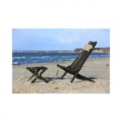 EcoFurn Fauteuils De Jardin Repose Pieds Ou Table Basse Lilly Pin Noir -Fauteuils de jardin Soldes Boutique repose pieds ou table basse lilly pin noir 3