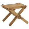 EcoFurn Chaises De Jardin Repose Pieds Table Basse Lilly Chêne