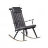 Arbonie Fauteuils De Jardin Rocking Chair Aluminium Et Composite Gris -Fauteuils de jardin Soldes Boutique rocking chair aluminium et composite gris