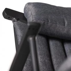 Arbonie Fauteuils De Jardin Rocking Chair Aluminium Et Composite Gris -Fauteuils de jardin Soldes Boutique rocking chair aluminium et composite gris 3