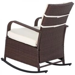 Outsunny Fauteuils De Jardin Rocking Chair Extérieur Cosy Coussins Inclus Résine Tressée Chocolat 13 Outsunny Fauteuils De Jardin Rocking Chair Extérieur Cosy Coussins Inclus Résine Tressée Chocolat -Fauteuils de jardin Soldes Boutique rocking chair exterieur cosy coussins inclus resine tressee chocolat 5