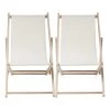Kare Design Bains De Soleil Et Chaises Longues Set De 2 Chiliennes Pliantes En Coton Crème Et Hêtre Massif 1 Kare Design Bains De Soleil Et Chaises Longues Set De 2 Chiliennes Pliantes En Coton Crème Et Hêtre Massif -Fauteuils de jardin Soldes Boutique set de 2 chiliennes pliantes en coton creme et hetre massif 1