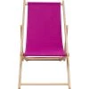 Kare Design Bains De Soleil Et Chaises Longues Set De 2 Chiliennes Pliantes En Coton Rose Et Hêtre Massif -Fauteuils de jardin Soldes Boutique set de 2 chiliennes pliantes en coton rose et hetre massif