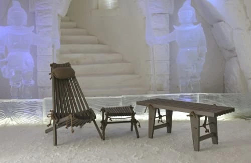 EcoFurn Chaises De Jardin Tablette D'appoint-repose-pied Pin - Turquoise, Huilé 5 EcoFurn Chaises De Jardin Tablette D'appoint-repose-pied Pin - Turquoise, Huilé – Image 3