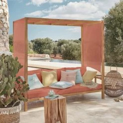 Maisons Du Monde Fauteuils De Jardin Tabouret Artisanal En Teck -Fauteuils de jardin Soldes Boutique tabouret artisanal en teck 1000 2 25 165378 25