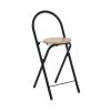 Wadiga Chaises De Jardin Tabouret Avec Dossier Pliable Métal Noir Et Bois MDF 2 Wadiga Chaises De Jardin Tabouret Avec Dossier Pliable Métal Noir Et Bois MDF -Fauteuils de jardin Soldes Boutique tabouret avec dossier pliable metal noir et bois mdf