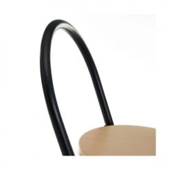 Wadiga Chaises De Jardin Tabouret Avec Dossier Pliable Métal Noir Et Bois MDF -Fauteuils de jardin Soldes Boutique tabouret avec dossier pliable metal noir et bois mdf 2