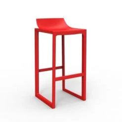 Vondom Chaises De Jardin Tabouret De Bar Wall Street Plastique Rouge 42x86x42 Cm -Fauteuils de jardin Soldes Boutique tabouret de bar wall street plastique rouge 42x86x42 cm 6