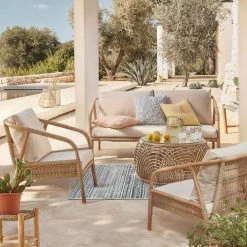 Maisons Du Monde Fauteuils De Jardin Tabouret En Teck Et Fibre Végétale Tressée 11 Maisons Du Monde Fauteuils De Jardin Tabouret En Teck Et Fibre Végétale Tressée -Fauteuils de jardin Soldes Boutique tabouret en teck et fibre vegetale tressee 1000 11 33 201138 9