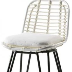 Thai Natura Chaises De Jardin Tabouret Extérieure Cannage Rembourrée Couleur Beige Blanc 9 Thai Natura Chaises De Jardin Tabouret Extérieure Cannage Rembourrée Couleur Beige Blanc -Fauteuils de jardin Soldes Boutique tabouret exterieure cannage rembourree couleur beige blanc 3