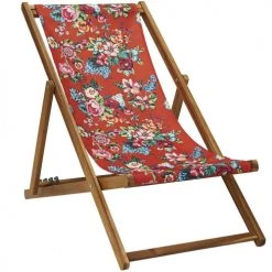 Fauteuils de jardin Soldes Boutique -Fauteuils de jardin Soldes Boutique toile de chilienne prete a poser imprime fleuri orange 1