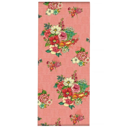 Vent De Bohème Bains De Soleil Et Chaises Longues Toile De Chilienne Prête à Poser Imprimé Fleuri Pêche 6 Vent De Bohème Bains De Soleil Et Chaises Longues Toile De Chilienne Prête à Poser Imprimé Fleuri Pêche – Image 4