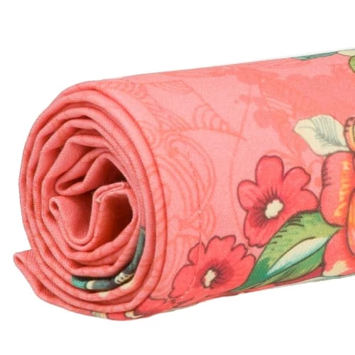 Vent De Bohème Bains De Soleil Et Chaises Longues Toile De Chilienne Prête à Poser Imprimé Fleuri Pêche 7 Vent De Bohème Bains De Soleil Et Chaises Longues Toile De Chilienne Prête à Poser Imprimé Fleuri Pêche – Image 5