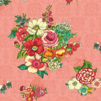 Vent De Bohème Bains De Soleil Et Chaises Longues Toile De Chilienne Prête à Poser Imprimé Fleuri Pêche 8 Vent De Bohème Bains De Soleil Et Chaises Longues Toile De Chilienne Prête à Poser Imprimé Fleuri Pêche – Image 6