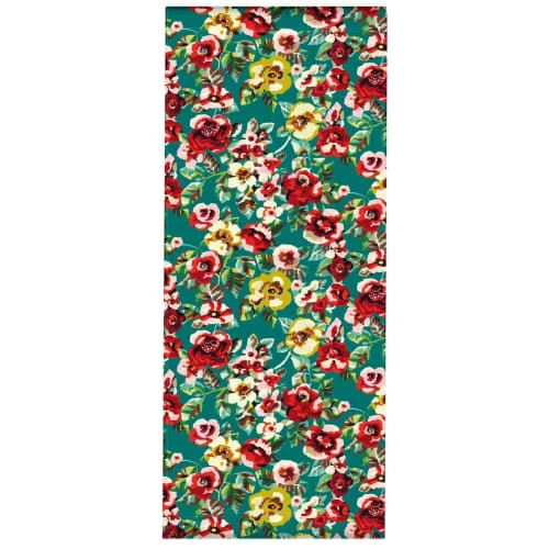 Vent De Bohème Bains De Soleil Et Chaises Longues Toile De Chilienne Prête à Poser Imprimé Fleuri Vert 7 Vent De Bohème Bains De Soleil Et Chaises Longues Toile De Chilienne Prête à Poser Imprimé Fleuri Vert – Image 5