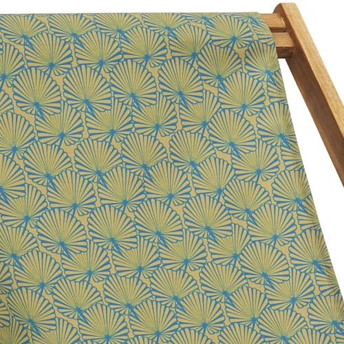 Vent De Bohème Bains De Soleil Et Chaises Longues Toile De Chilienne Prête à Poser Imprimé Graphique Doré 5 Vent De Bohème Bains De Soleil Et Chaises Longues Toile De Chilienne Prête à Poser Imprimé Graphique Doré – Image 3