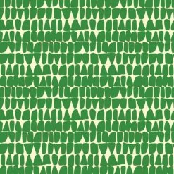 Vent De Bohème Bains De Soleil Et Chaises Longues Toile De Chilienne Prête à Poser Imprimé Graphique Vert