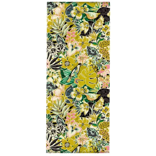 Vent De Bohème Bains De Soleil Et Chaises Longues Toile De Chilienne Prête à Poser Imprimé Tropical Jaune 7 Vent De Bohème Bains De Soleil Et Chaises Longues Toile De Chilienne Prête à Poser Imprimé Tropical Jaune – Image 5