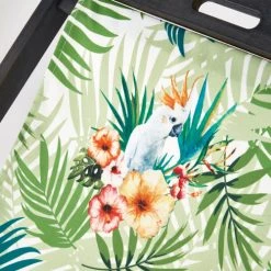 Maisons Du Monde Matelas Pour Bain De Soleil Toile De Transat Imprimé Tropical Compatible Avec Chilienne PANAMA -Fauteuils de jardin Soldes Boutique toile de transat imprime tropical compatible avec chilienne panama 1000 8 29 177641 2