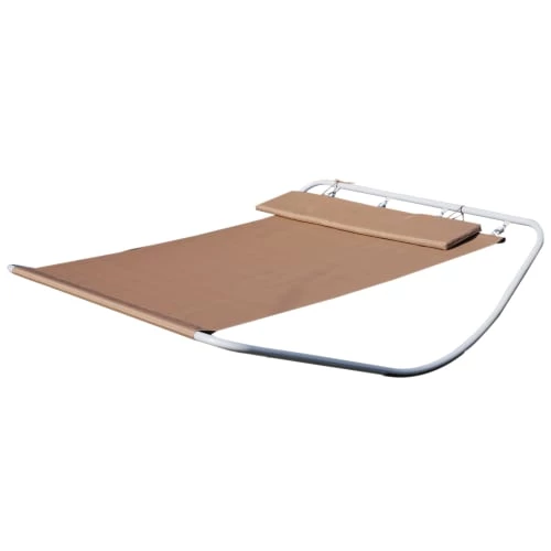 Outsunny Bains De Soleil Et Chaises Longues Transat Bain De Soleil à Bascule 2 Places Marron 6 Outsunny Bains De Soleil Et Chaises Longues Transat Bain De Soleil à Bascule 2 Places Marron – Image 4