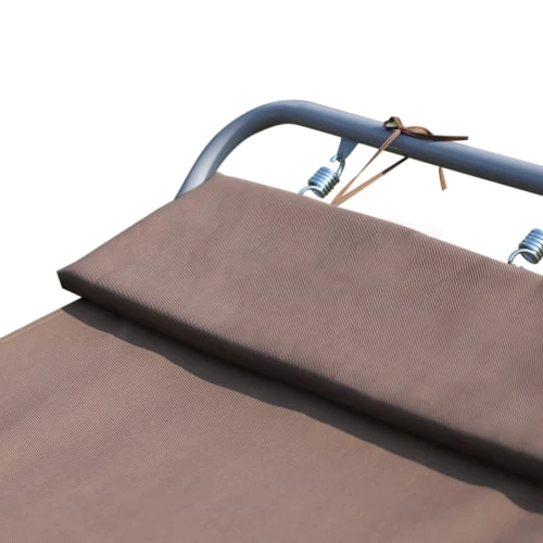 Outsunny Bains De Soleil Et Chaises Longues Transat Bain De Soleil à Bascule 2 Places Marron 8 Outsunny Bains De Soleil Et Chaises Longues Transat Bain De Soleil à Bascule 2 Places Marron – Image 6