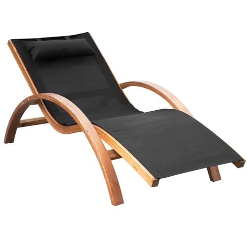 Outsunny Bains De Soleil Et Chaises Longues Transat Bois Massif Naturel Beige Noir 3 Outsunny Bains De Soleil Et Chaises Longues Transat Bois Massif Naturel Beige Noir