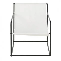 Fauteuils de jardin Soldes Boutique -Fauteuils de jardin Soldes Boutique transat en toile enduite ecrue et acier noir 1000 4 36 219304 2