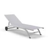 Avril Paris Bains De Soleil Et Chaises Longues Transat Inclinable En Aluminium Textilène Blanc Et Gris 2 Avril Paris Bains De Soleil Et Chaises Longues Transat Inclinable En Aluminium Textilène Blanc Et Gris -Fauteuils de jardin Soldes Boutique transat inclinable en aluminium textilene blanc et gris