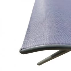 Avril Paris Bains De Soleil Et Chaises Longues Transat Inclinable En Textilène Gris Anthracite -Fauteuils de jardin Soldes Boutique transat inclinable en textilene gris anthracite 4